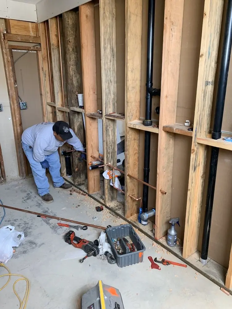 Commercial rough-in plumbing for Water Heater Replacement in Monument Beach